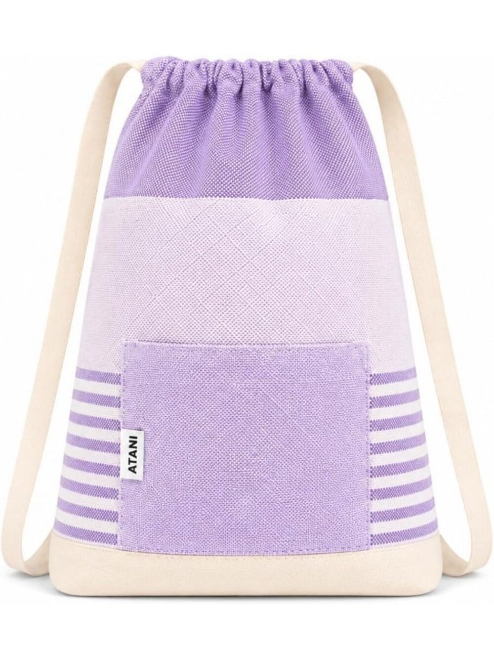 Oversized Turkish Beach Towel & Bag, Quick-Dry Cotton Blanket for Travel, Yoga